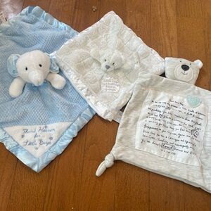 Baby Boy Plush Rattles